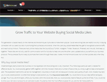 Tablet Screenshot of buysociallike.com